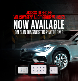Access to Secure Volkswagen® Audi® Group vehicles now available on SUN Diagnostic Platforms