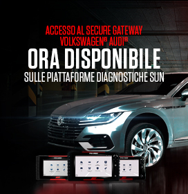 Accesso al Secure Gateway Volkswagen® Audi® ora disponibile sulle piattaforme diagnostiche SUN
